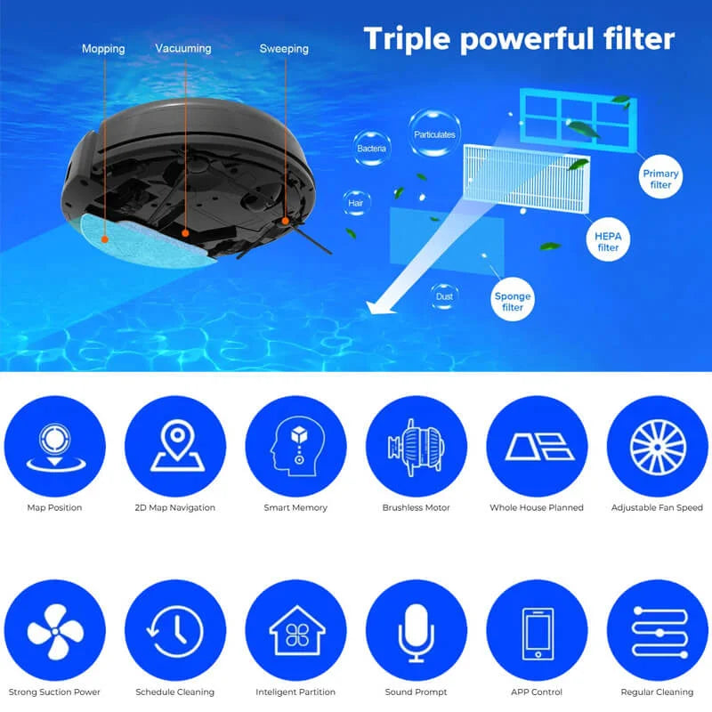 Aerobot N7S robot vacuum cleaner