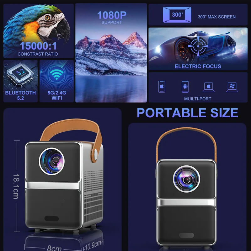 Lunorys Portable HD Smart Projector