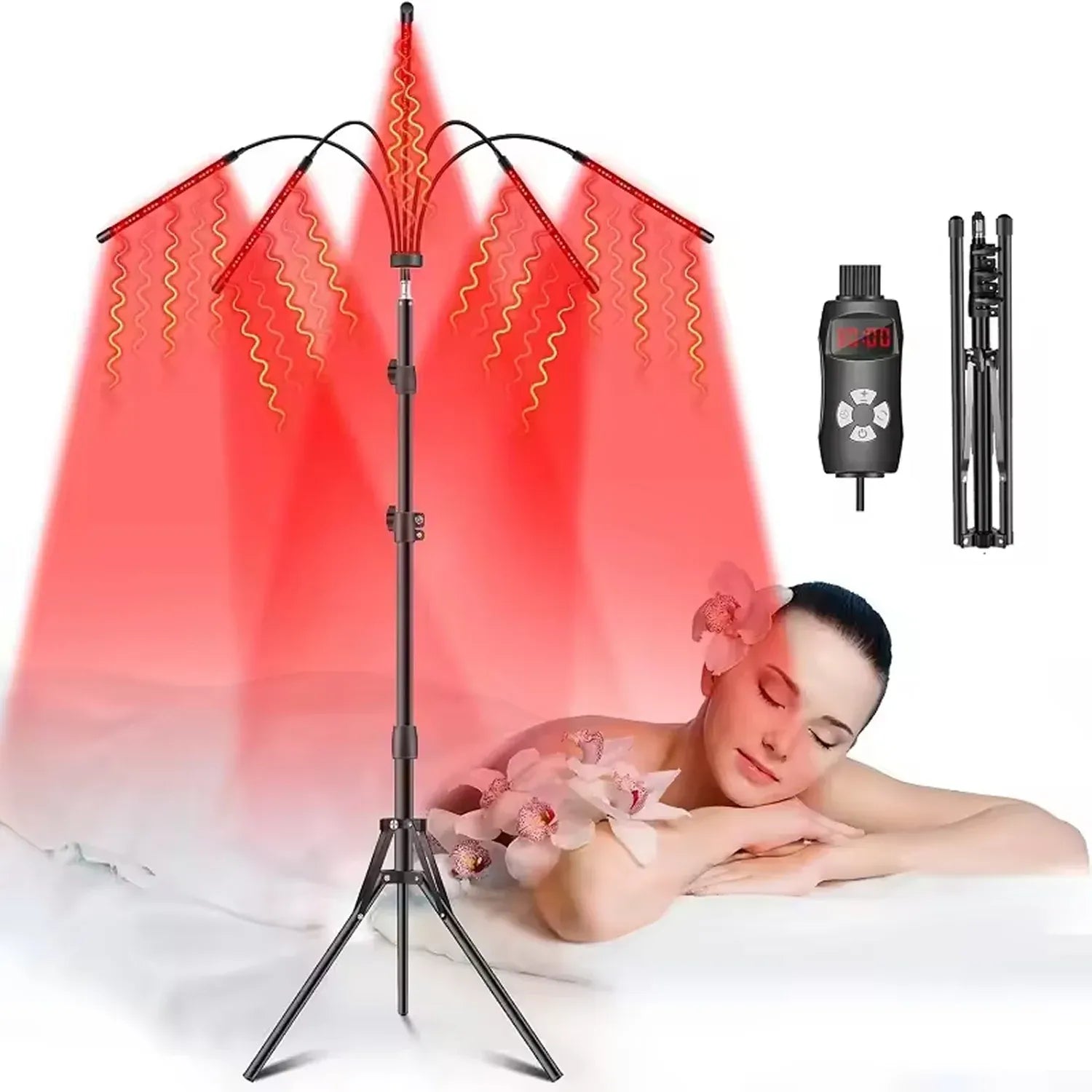 LumiNexof Versatile and User-Friendly Red Light Therapy Lamp