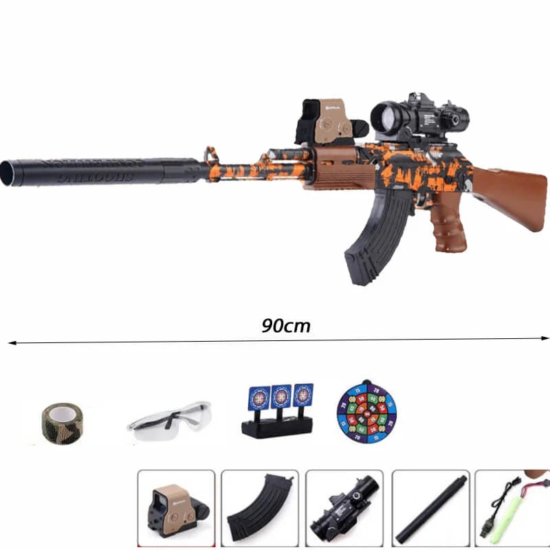 Csnoobs AK47 Electric Auto Gel Ball Blaster