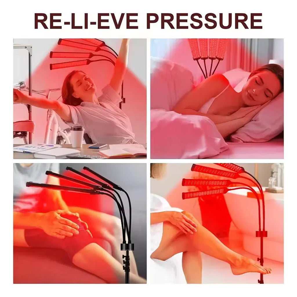 LumiNexof Versatile and User-Friendly Red Light Therapy Lamp