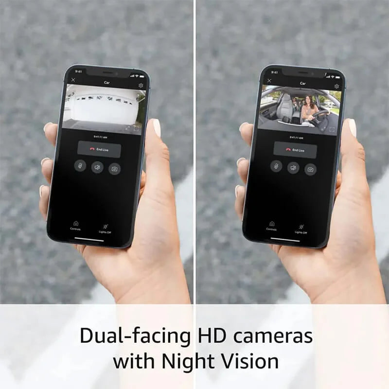 Vantracam 4K Full HD Smart Dash Cam (Front and Rear)