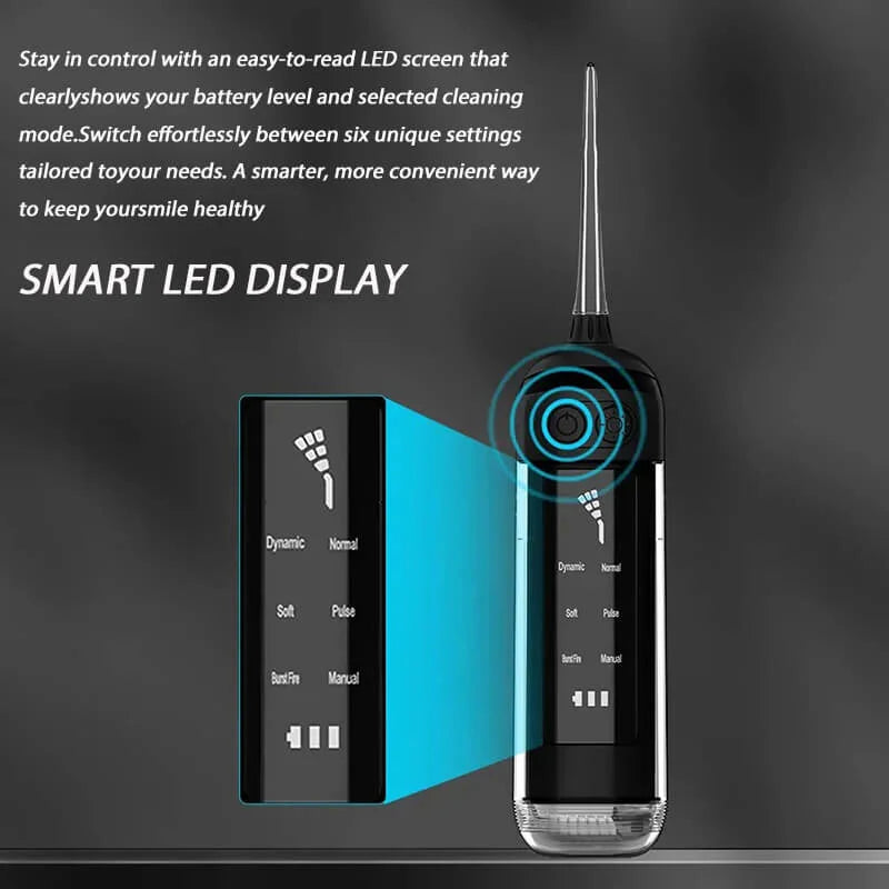 mimyy AquaLume Smart LED Water Flosser
