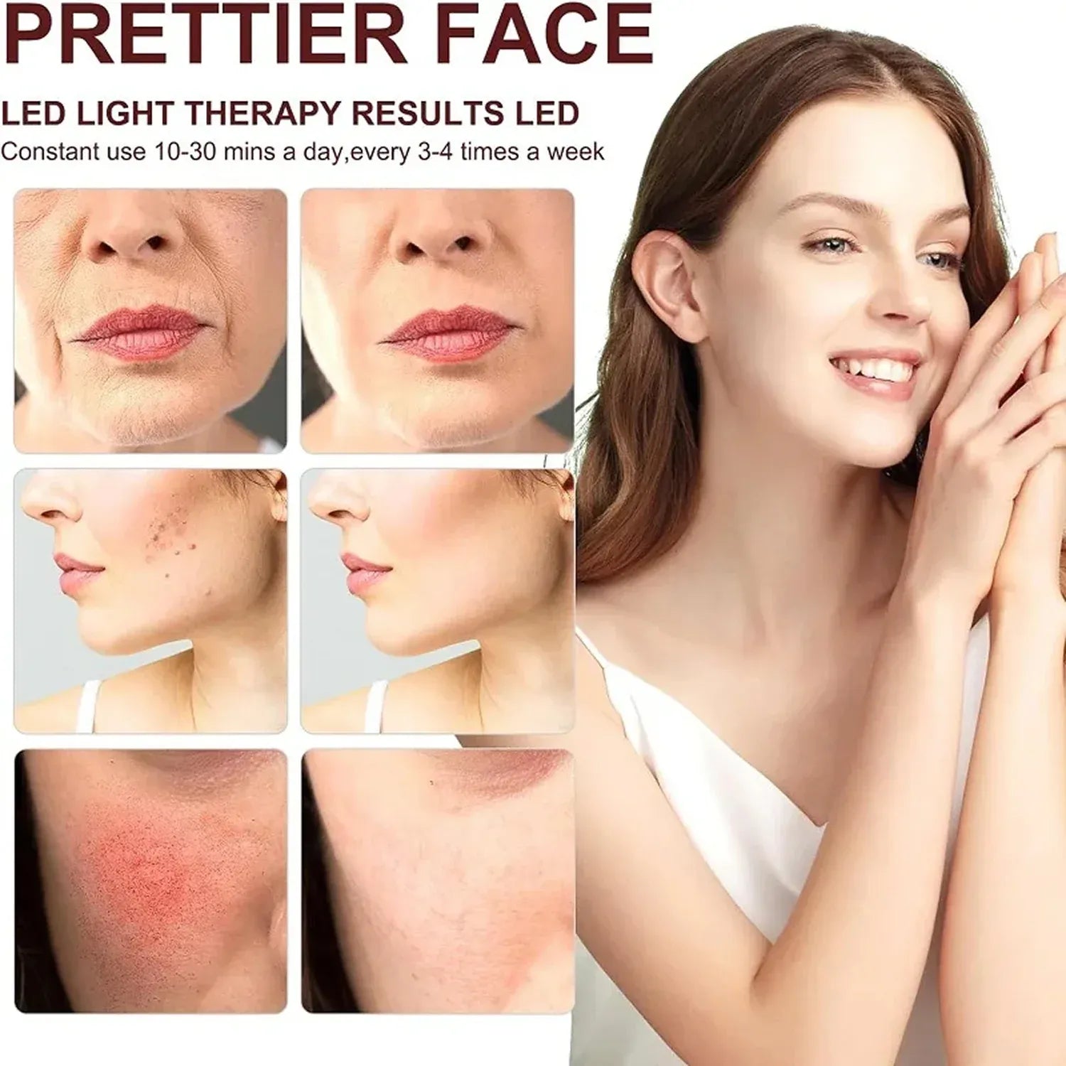 LumiNexof Versatile and User-Friendly Red Light Therapy Lamp