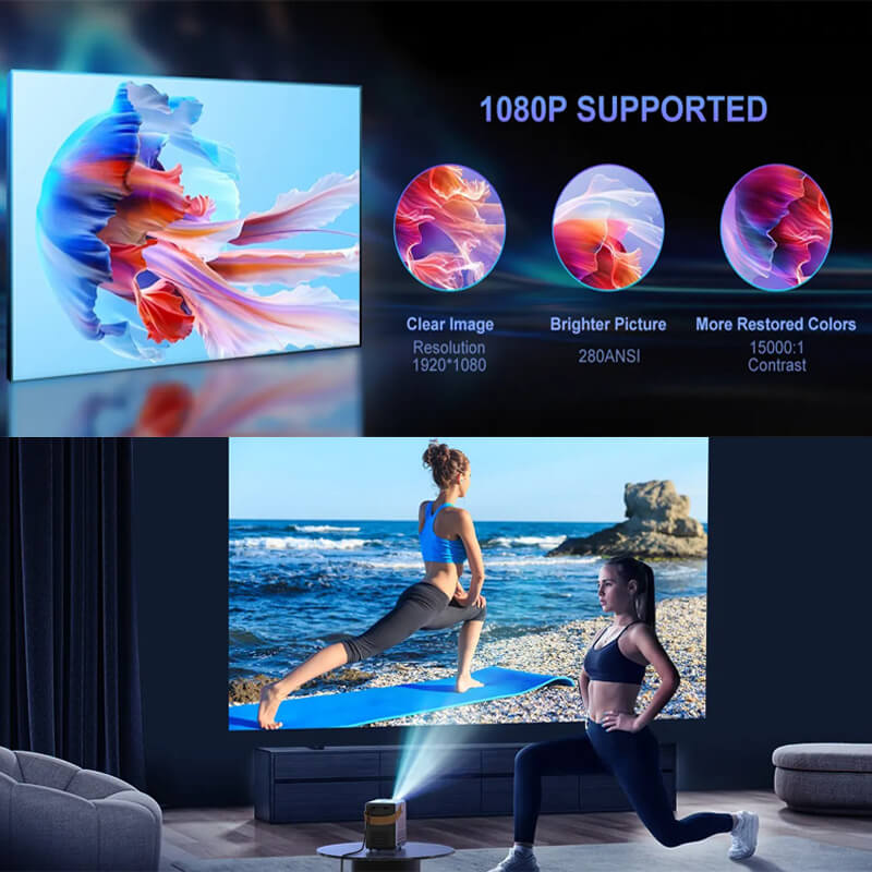 Lunorys Portable HD Smart Projector