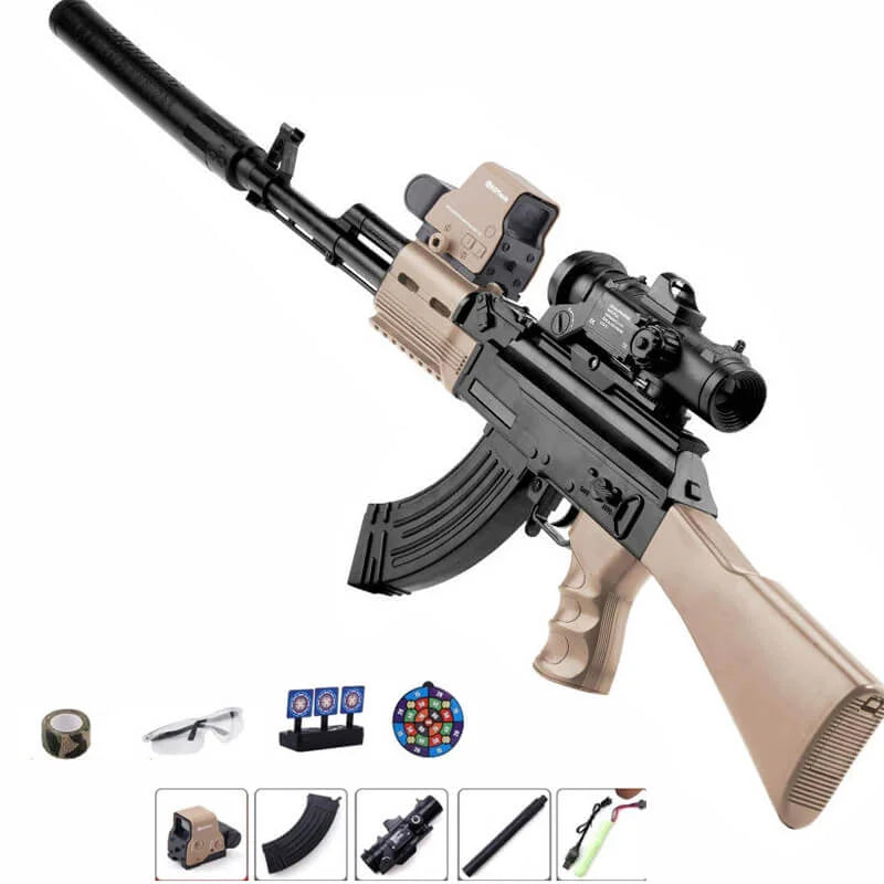 Csnoobs AK47 Electric Auto Gel Ball Blaster