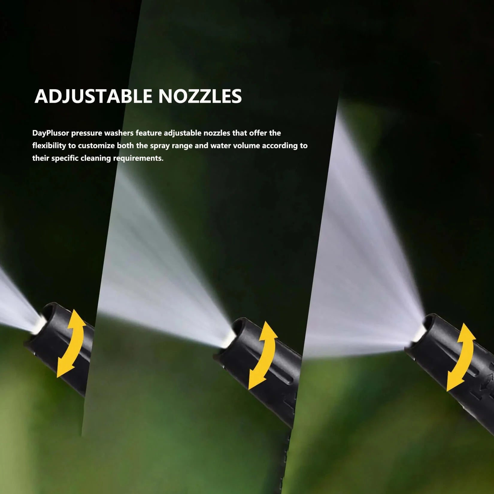 Dayplusor Professional Pressure Washer 5M/15M/20M Pipe