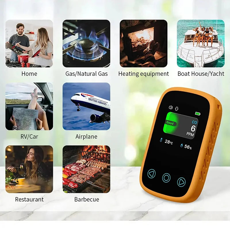 OXYYSHIELD Air Quality Tester Alarm CO Detector