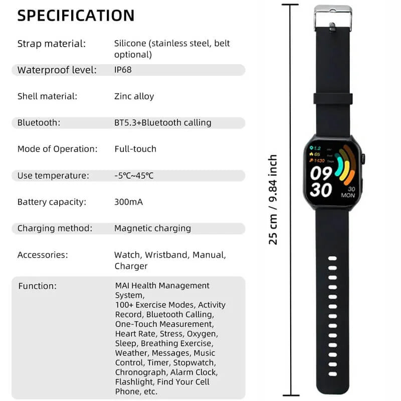 ionoswatch Health & Fitness Smartwatch