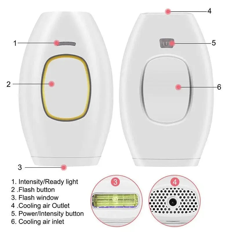 opheline GlowSilk IPL Hair Removal Handset-Smooth Skin at Home