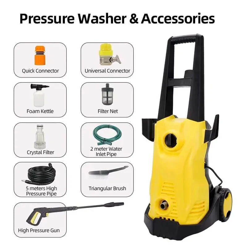 Dayplusor Professional Pressure Washer 5M/15M/20M Pipe