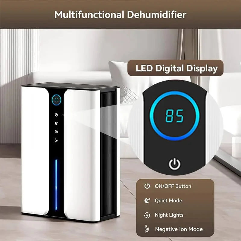 Overly Dehumidifier with Air Reusable Filter