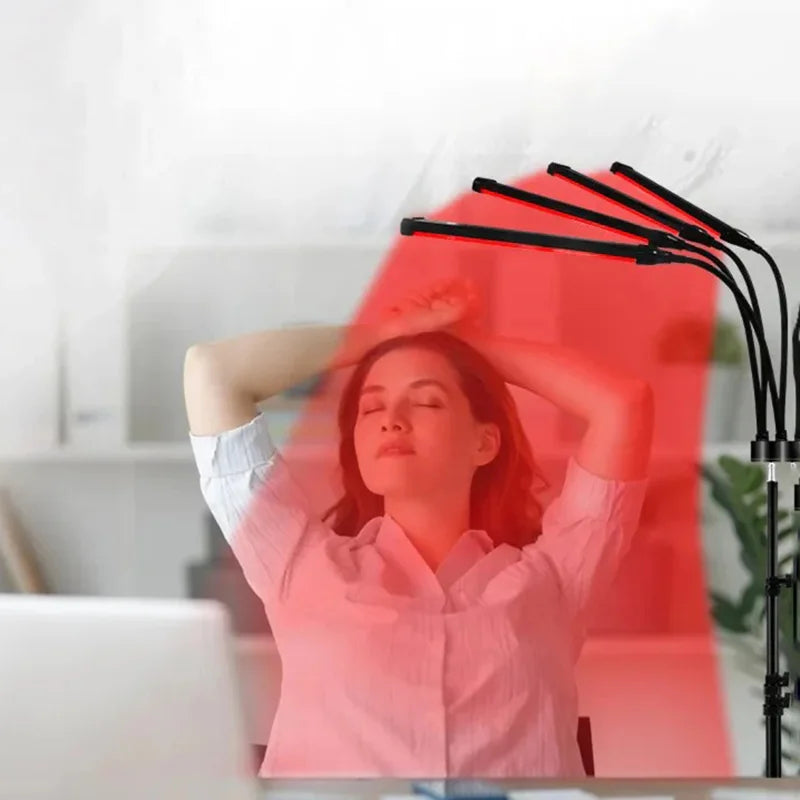 LumiNexof Versatile and User-Friendly Red Light Therapy Lamp