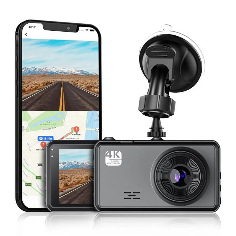 Vantracam 4K Full HD Smart Dash Cam (Front and Rear)