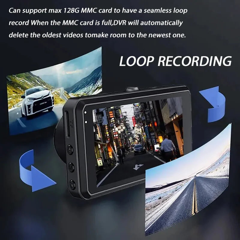 Vantracam 4K Full HD Smart Dash Cam (Front and Rear)